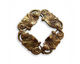 Vintaj Natural Brass Waterlily Toggle Ring 26mm