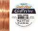 Soft Flex Bare Copper Craft Wire 28 gauge, 40 yards