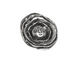 Green Girl Pewter Face Button 22mm