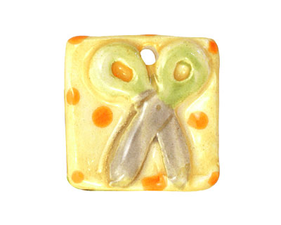 Jangles Ceramic Scissors Pendant 27mm
