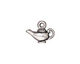 TierraCast Antique Silver (plated) Aladdin's Lamp Charm 17x13mm