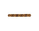 TierraCast Antique Gold (plated) Beaded 5-Hole Bar 3x26mm