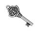 TierraCast Antique Silver (plated) Victorian Key Pendant 15x36mm