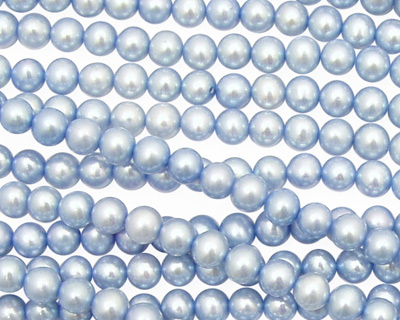 Sky Blue Semi-Round 4.5-5mm
