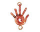 Patricia Healey Copper Left Hand Link 24x35mm