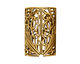 Stampt Antique Gold (plated) Short Deco Filigree Tube 26x18mm