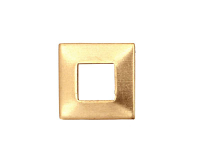 Brass Square Ring Blank 17mm