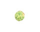 Gaea Ceramic Spring Green Geode Round 11-12x13-14mm