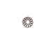 TierraCast Antique Silver (plated) Large Hole Joy Bead Cap 3x9mm