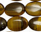 Tiger Eye Flat Oval 25x18mm