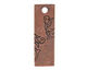Nunn Design Antique Copper (plated) Large Rectangle Vine Tag 10x30mm