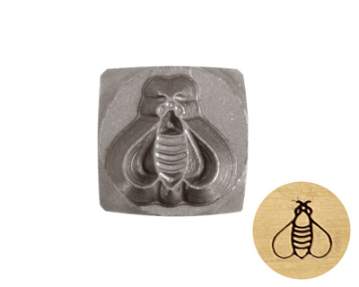 Bee Metal Stamp 5mm
