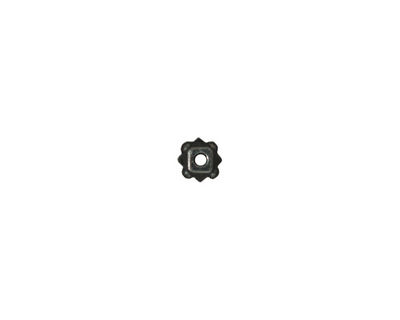 TierraCast Gunmetal Faceted Cube 4x5mm