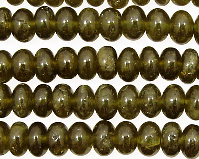 Green Garnet Rondelle 8-9mm