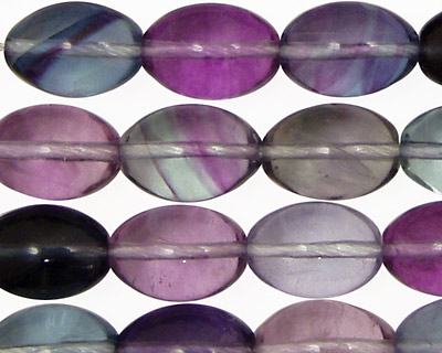 Rainbow Fluorite (A) Rice 14x10mm
