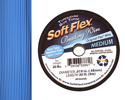 Soft Flex Turquoise Blue Topaz .019