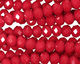 Burgundy Crystal Faceted Rondelle 8mm