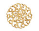 Brass Scrolling Filigree 58mm