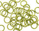 Peridot Enameled Copper Round Jump Ring 8mm, 18 gauge
