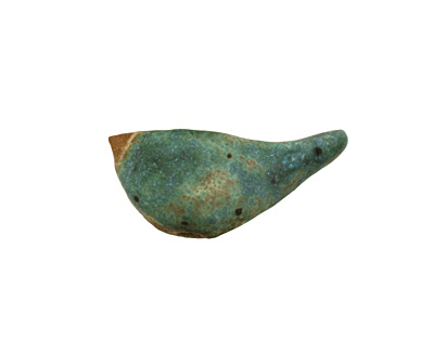 Kylie Parry Ceramic Copper Patina Bird 10-11x25mm