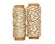 Metallic Gold/Copper Hemp Twine 20 lb, 29 ft x 2 colors