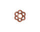 TierraCast Antique Copper (plated) 6 Petal Link 14mm