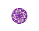 Lillypilly Purple Kaleidoscope Anodized Aluminum Disc 19mm, 24 gauge