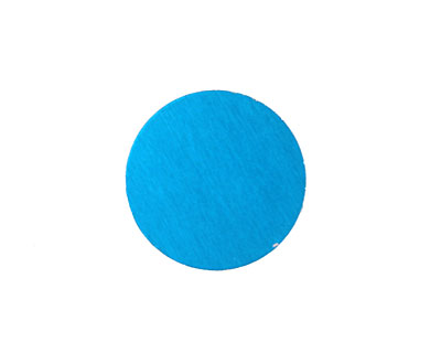 Lillypilly Turquoise Anodized Aluminum Disc 19mm, 24 gauge