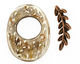 Humble Beads Polymer Clay Harvest Oval Toggle 33-35x25-26, 26mm bar