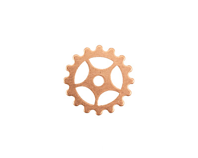 Copper Small Sectioned Gear 16mm