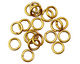 Yellow Anodized Aluminum Jump Ring 7mm, 18 gauge (5mm inside diameter)