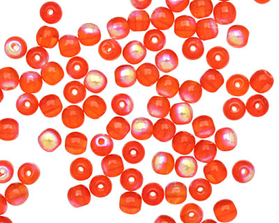 Czech Glass Hyacinth AB Round 4mm