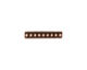 TierraCast Antique Copper (plated) Beaded 4-Hole Bar 20x4mm