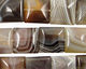 Botswana Agate (rich color) Puff Square 14mm