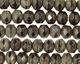 Czech Glass Cat Eye Fire Polished Rondelle 6x9mm
