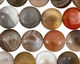 Botswana Agate Puff Coin 12mm