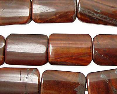 Red Tiger Eye Thin Pillow 18x13mm