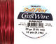 Soft Flex Burgundy Craft Wire 20 gauge, 10 yards