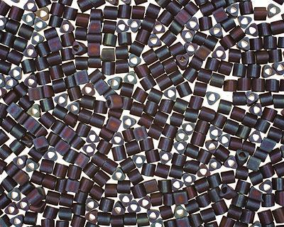TOHO Frosted Metallic Nebula Triangle 11/0 Seed Bead
