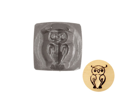 Owl Metal Stamp 6mm