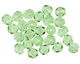 Czech Fire Polished Glass Peridot Round 6mm