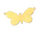 Brass Butterfly Blank Link 38x18mm