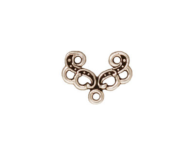 TierraCast Antique Silver (plated) 5-2 Keepsake Link 12x16mm