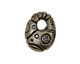 Green Girl Pewter Druid Rock 18x23mm