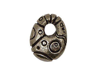 Green Girl Pewter Druid Rock 18x23mm