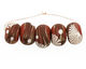 Humble Beads Polymer Clay Copper Branch Disk 8-9x12-13mm