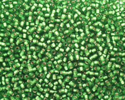 TOHO Peridot (with Frosted Silver Lining) Round 11/0 Seed Bead