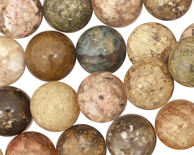 Autumn Agate Round 12mm
