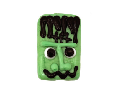 Grace Lampwork Frankenstein Focal 25x16-18mm