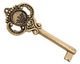 Nunn Design Antique Gold (plated) Large Key Pendant 73x31mm